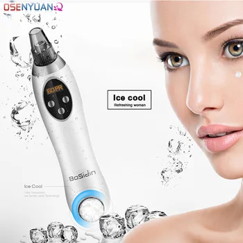 

Electric Black Spots ice cool Blackhead Remover Vacuum Suction Facial Pore Cleaner USB Rechargeable Acne Extractor Kit Face care