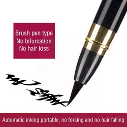 Portable Paint Watercolor Brush Pen Soft Art Drawing Refillable Pens Chinese School Ink Brushes Calligraphy Stationery Foun J1a2