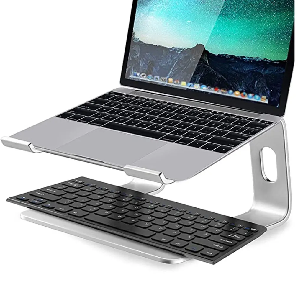 Billede af Laptop Stand Laptop Holder Portable for Notebook Computer Lifting Holder Non-slip Adjustable Aluminum Alloy ICOCO