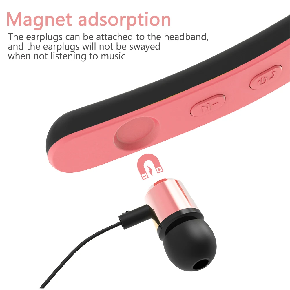 Girls Universal Wireless Headphones Portable With Mic Magnetic Absorption Luminous Cat Ear HiFi Stereo Gift Cute Bluetooth 5 0