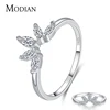 Modian New 100% 925 Sterling Silver Rhombus AAA Clear CZ Crown Fashion Gold Color Finger Ring For Women Fine Wedding Jewelry ► Photo 1/6