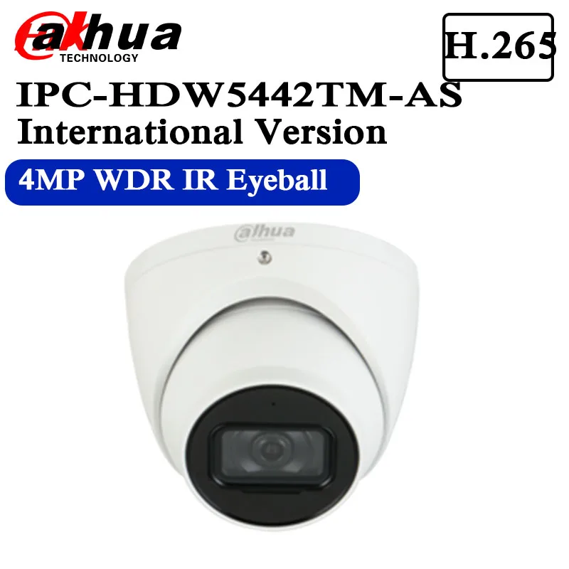 

Free Shipping DAHUA 4MP WDR IR Eyeball AI Network Camera IPC-HDW5442TM-AS