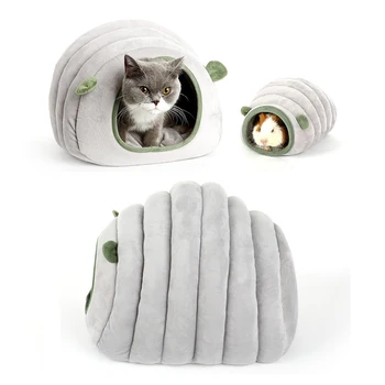 

Soft Caterpillar Cat Beds Winter Warm Pet Nest Small Dog Puppy Kennel Hamster House for Cats Sleeping Bag Nest Cave Bed XS/M/L