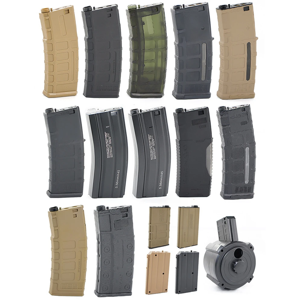 

Outdoor Sports Tactical Equipemt jinming8/9 M4 Magazine DIY Nylon Magazine Clip MAG cartridge Updated Parts for gel ball gun