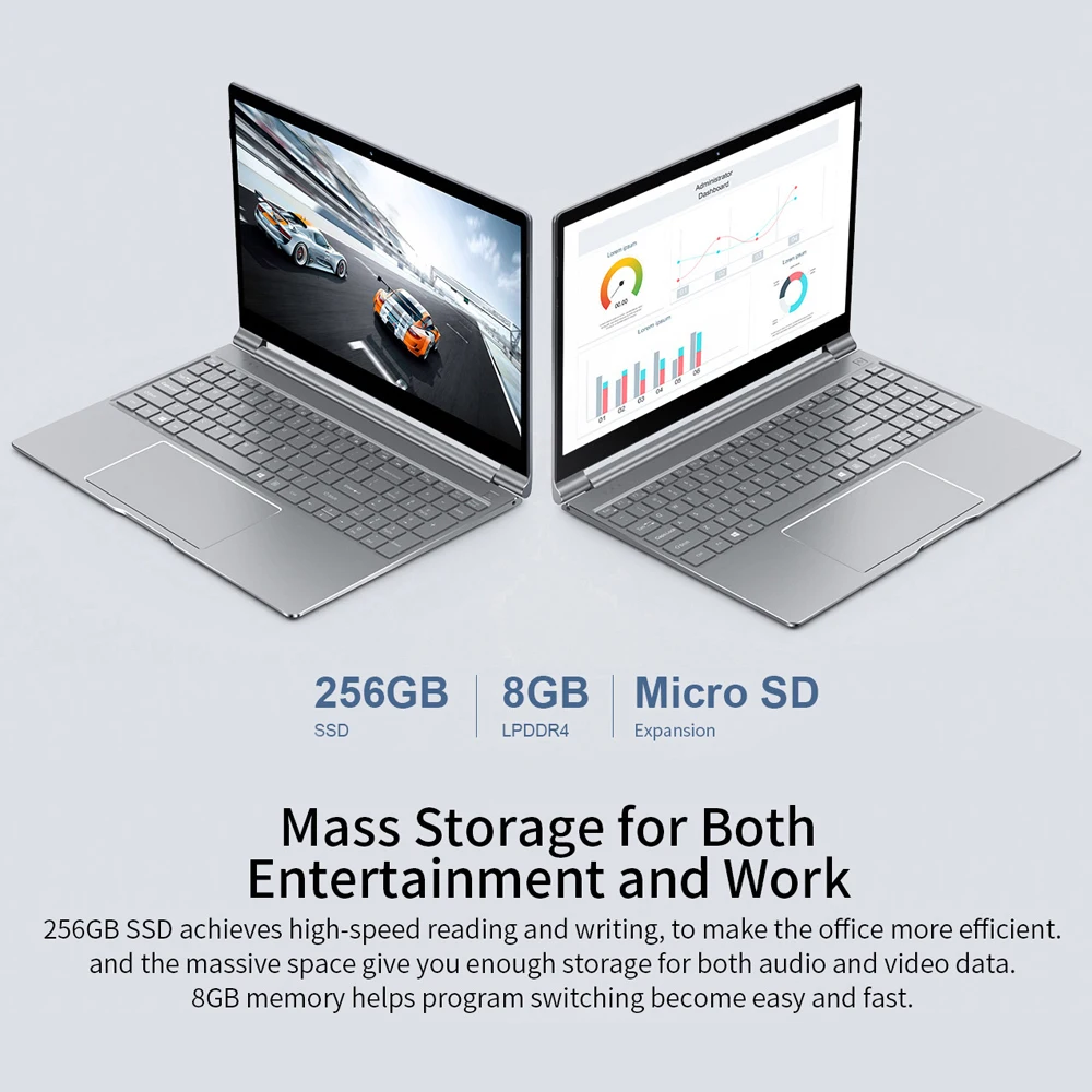 Новейший ноутбук Teclast F15 с ОС Windows 10 15,6 дюймов 1920x1080 DDR4 8 ГБ ОЗУ 256 ГБ SSD Intel N4100 четырехъядерный ноутбук HDMI