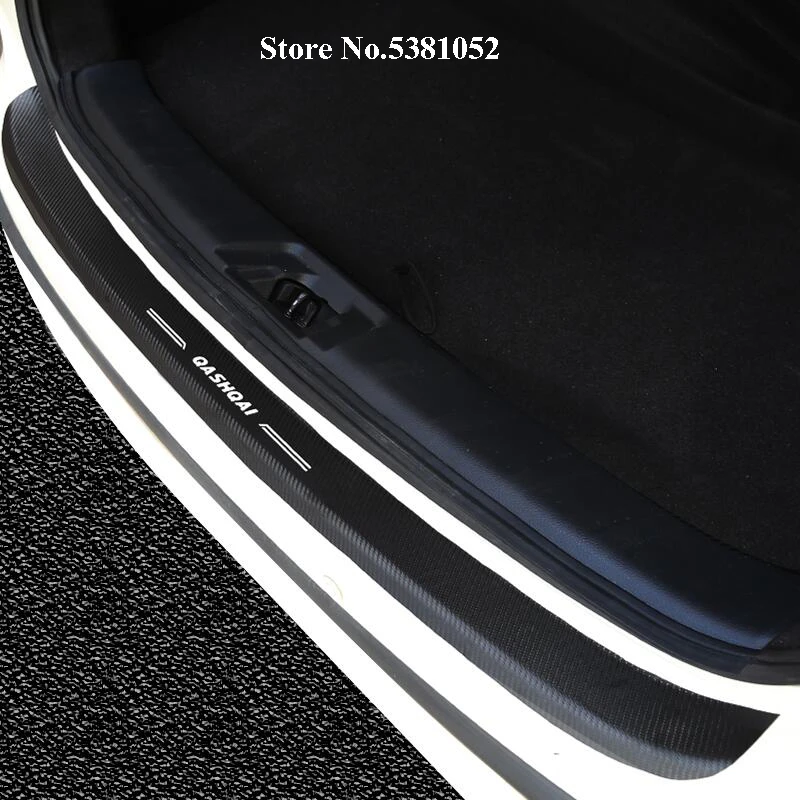 Кожаная пороговая полоса для Nissan Qashqai J11 2019 2020 кожаная защитная пластина заднего
