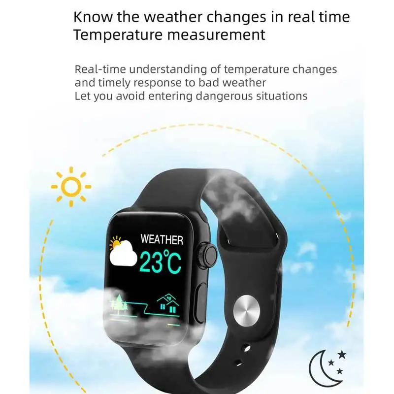 Smart Watch P20 IP68 Waterproof Heart Rate Blood Pressure Motion Tracking Band Smartwatch For Android Ios Wearable Devices