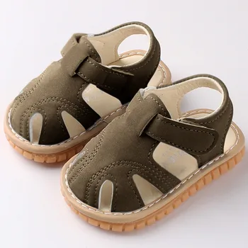 

TELOTUNY sandals Fashion Baby Unisex Flat With Cute Beach Sandals Cute Anti-slip Hook&Loop Shoes baby girl summer sandals 2020ap