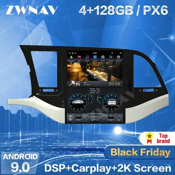 

128GB Tesla Screen Carplay For 2016 2017 2018 2019 Hyundai Elantra Android Player GPS Navi Audio Stereo Radio Recorder Head Unit