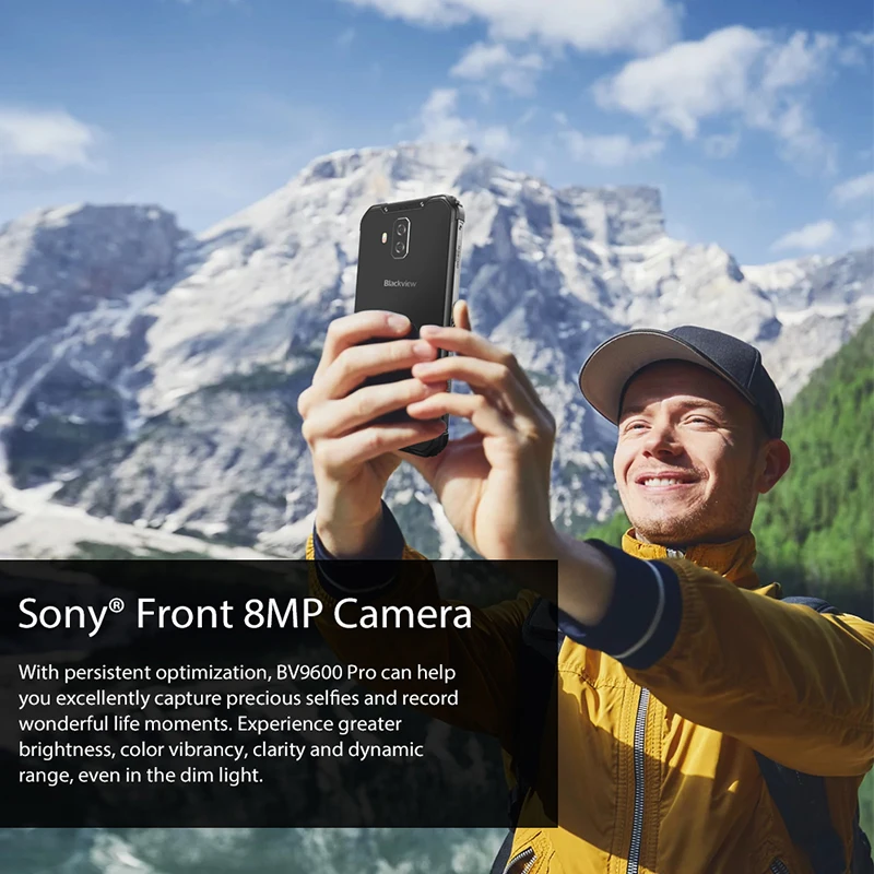Смартфон Blackview BV9600 Pro Helio P70 защищенный IP68 6 21 дюйма AMOLED + 128 ГБ 8 ядер Android 9 0