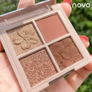 

4 Colors Powder Palette Imagic Matte Shiny Waterproof Holographic Makeup Wholesale Palette Sakura Cute Blush Pallete Makeup