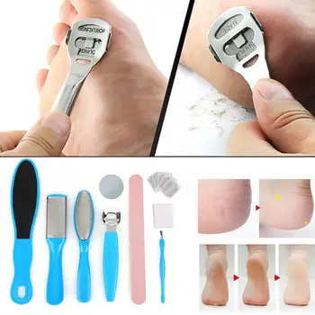 

Grinding Feet Household Items Durable Foot Careset Pedicure Tools 8Pcs/Set Plastic&Stainless Steel Blue Pedicure Safe Beauty