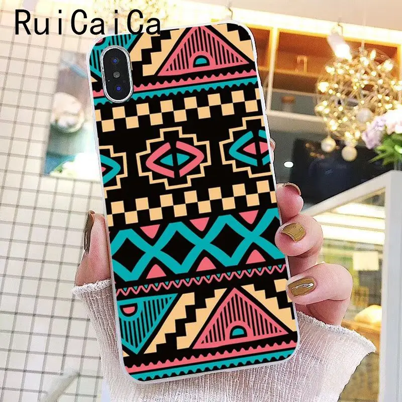Pastel Tribal Aztec Triangle On Nebula
