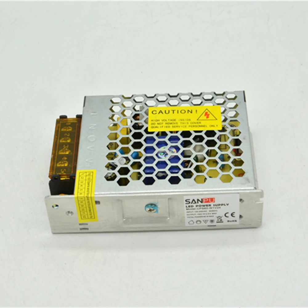 

SMPS Thin 24VDC Power Supply 60W 24V SMPS Transformer AC DC 24 Volt LED Driver 24V 2A IP20 for LEDs Strip Light Indoor