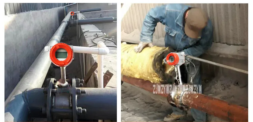 DN50 импульсный без дисплея газовый вихревой расходомер газовый расходомер паровой сжатый воздух замер жидкого природного газа расходомер DC24V