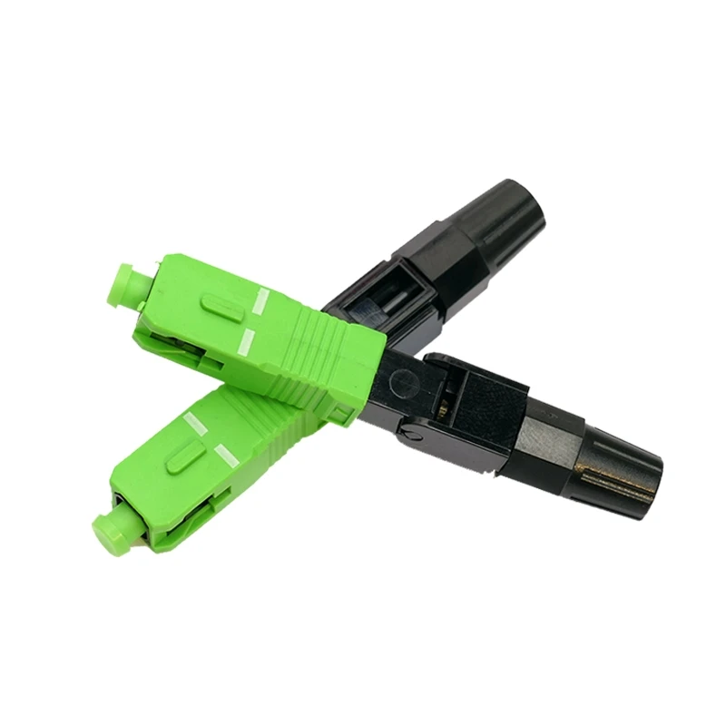 

SC APC Single-Mode Fiber Optic Quick Connector FTTH SM Optic Fast Connector