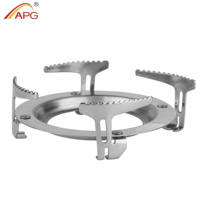 Stainless Steel Outdoor Camping Gas Tank Stove Base Holder Folding Support X8S8
