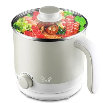 

70C Dormitory Home Electric Food Steamer Deep Fry Cooker Multi-Function Cooking 600W Non-Stick Steamer