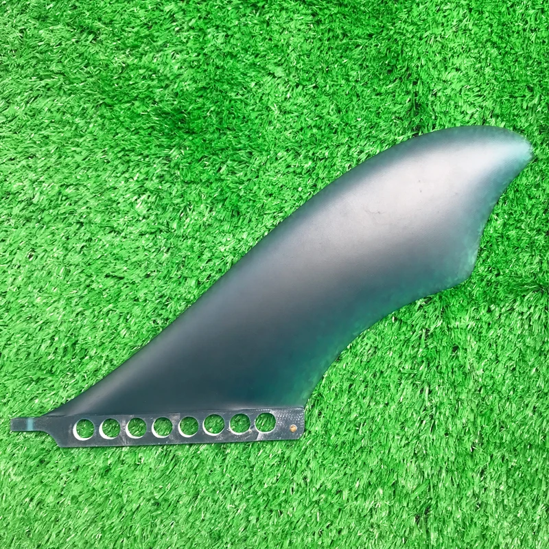 

8 Inch Blue Fiberglass Inflatable Sup Single Fin Surfboard Surf Fin For Surfing