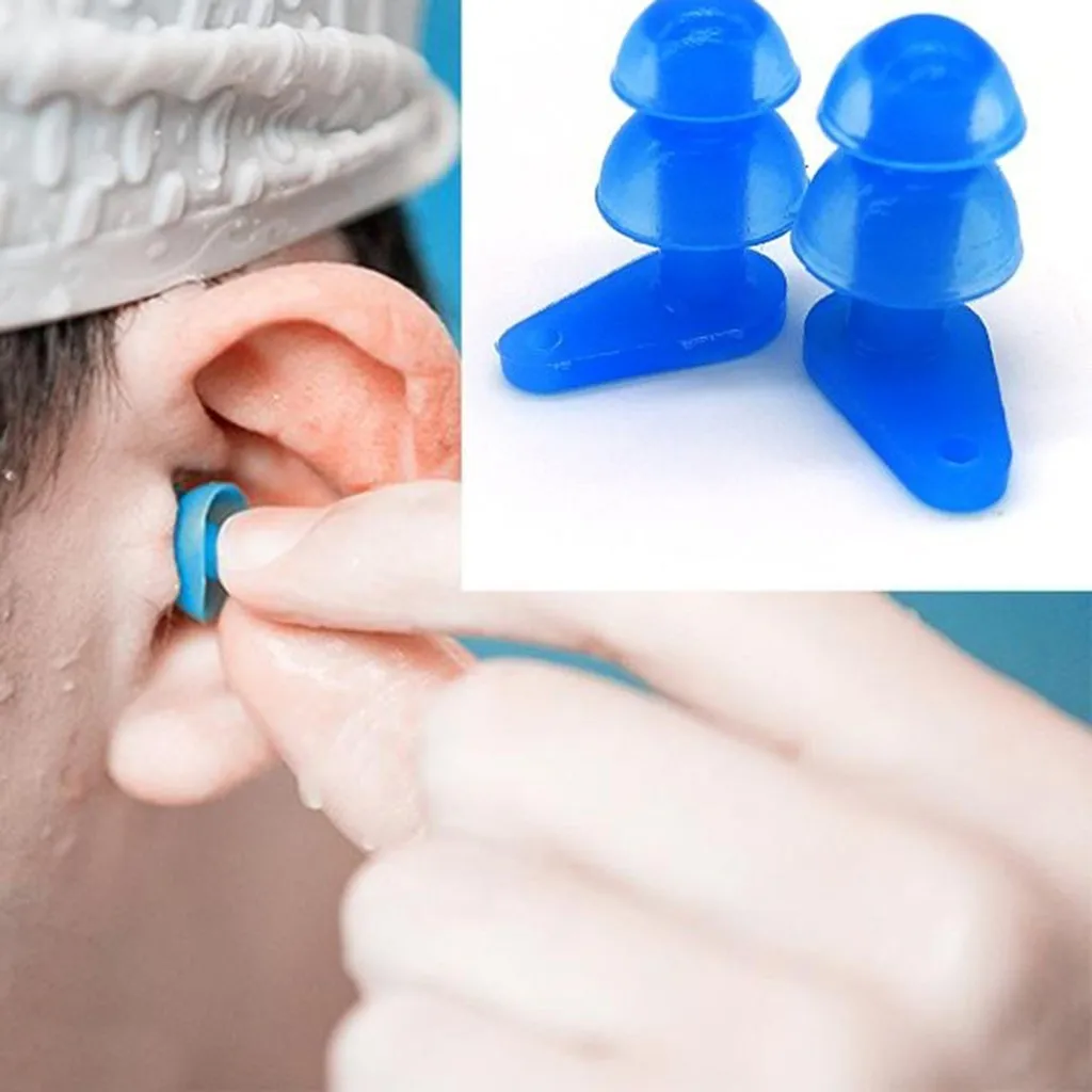 6 комплектов Водонепроницаемые Детские затычки ушные для плавания с чехлом пакет защиты детей& 4jj30