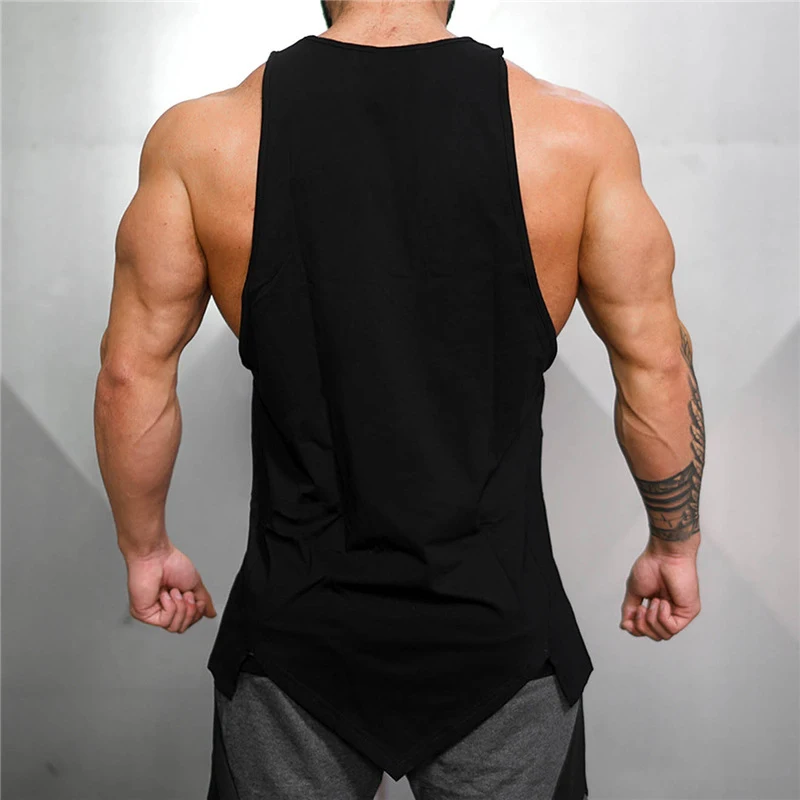 Бренд Muscleguys, одежда для фитнеса, жилет для спортзала, мужская рубашка для бодибилдинга, жилет, свободный однотонный жилет, рубашка без рукавов