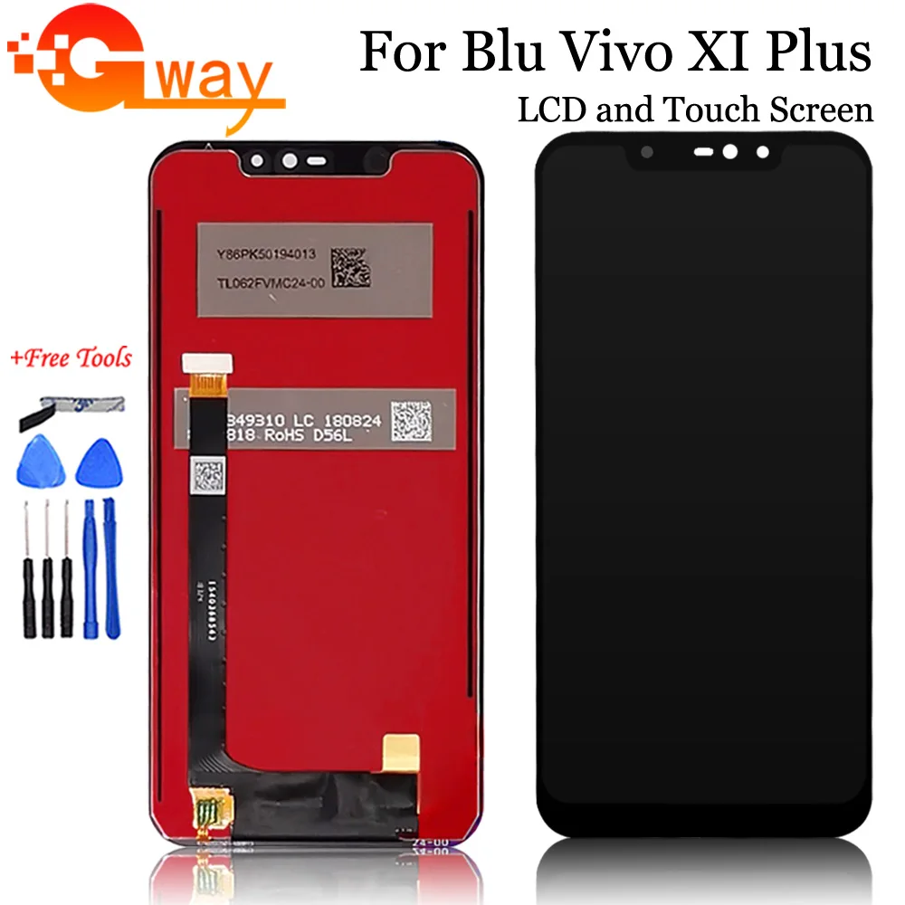 100% Tested 6.2&quot For BLU Vivo XI Plus LCD V0310WW V0311WW Display+Touch Screen Digitizer Assemble for Blu Xi+ LCD+Tools | Мобильные