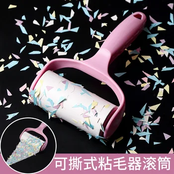 

60 Tear Tearable-Paper Core Lent Remover New Style Clothes Pet Static Electricity Depilating Brush Sticky Roller Lint Roller