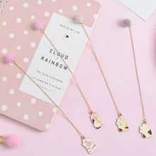 Loveот 1 шт. мультфильм Mwtal Закладки брелок студентов обучения креативная Закладка Висячие наклейки, Канцтовары Школьные принадлежности