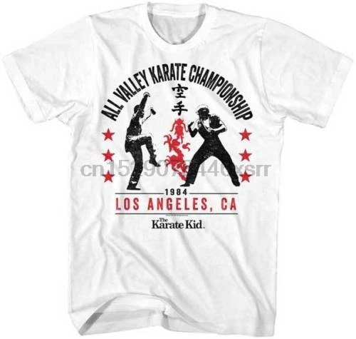 Karate Kid All Valley Championship 1984 Adult T Shirt Great Classic Movie | Мужская одежда