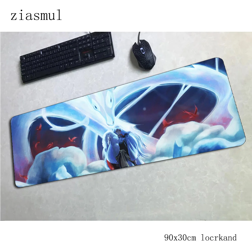Inuyasha padmouse 900x300x3 мм игровой коврик для мыши лучший продавец коврик для мыши геймер компьютерный стол дешевый коврик notbook mousemate pc