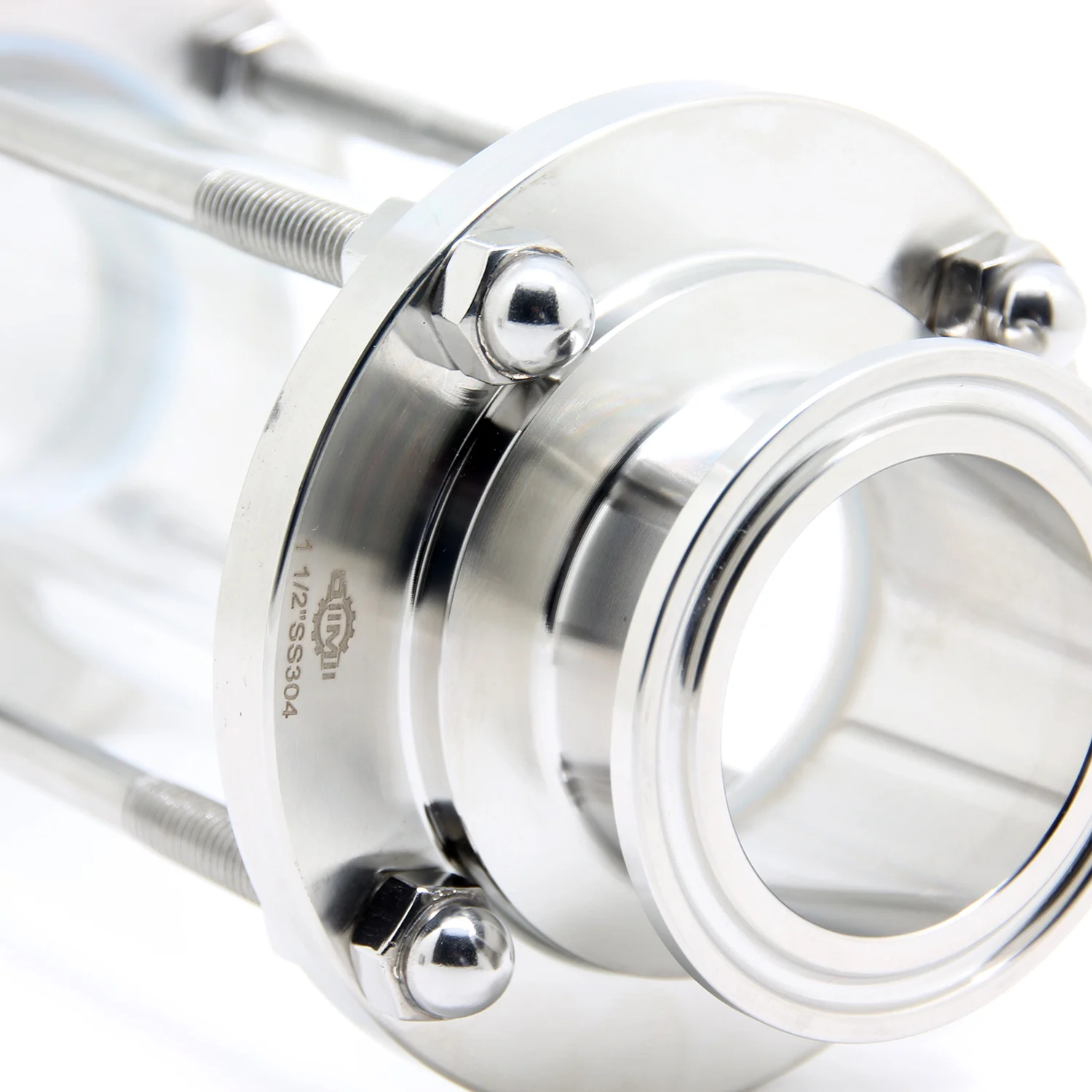 Ayame Tri Clamp Sanitay Flow Sight Glass in Line Flow Indicater SS304 Stainless Steel Fitting Homebrew Diary Product Color : Glass with 1Xclamp, Size : 4 Inch Ayame Tri Clamp Sanitay Flow Sight Glass in Line Flow Indicater SS304 Stainless Steel Fitting Homebrew Diary Product Color : Glass with 1Xclamp, Size : 4 Inch