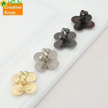 

Modern Simple Fashion Gold Stain Nickel Drawer Cabinet Knob Pull American Retro Style Iron Gray Orb Kicthen Cabinet Door Handle