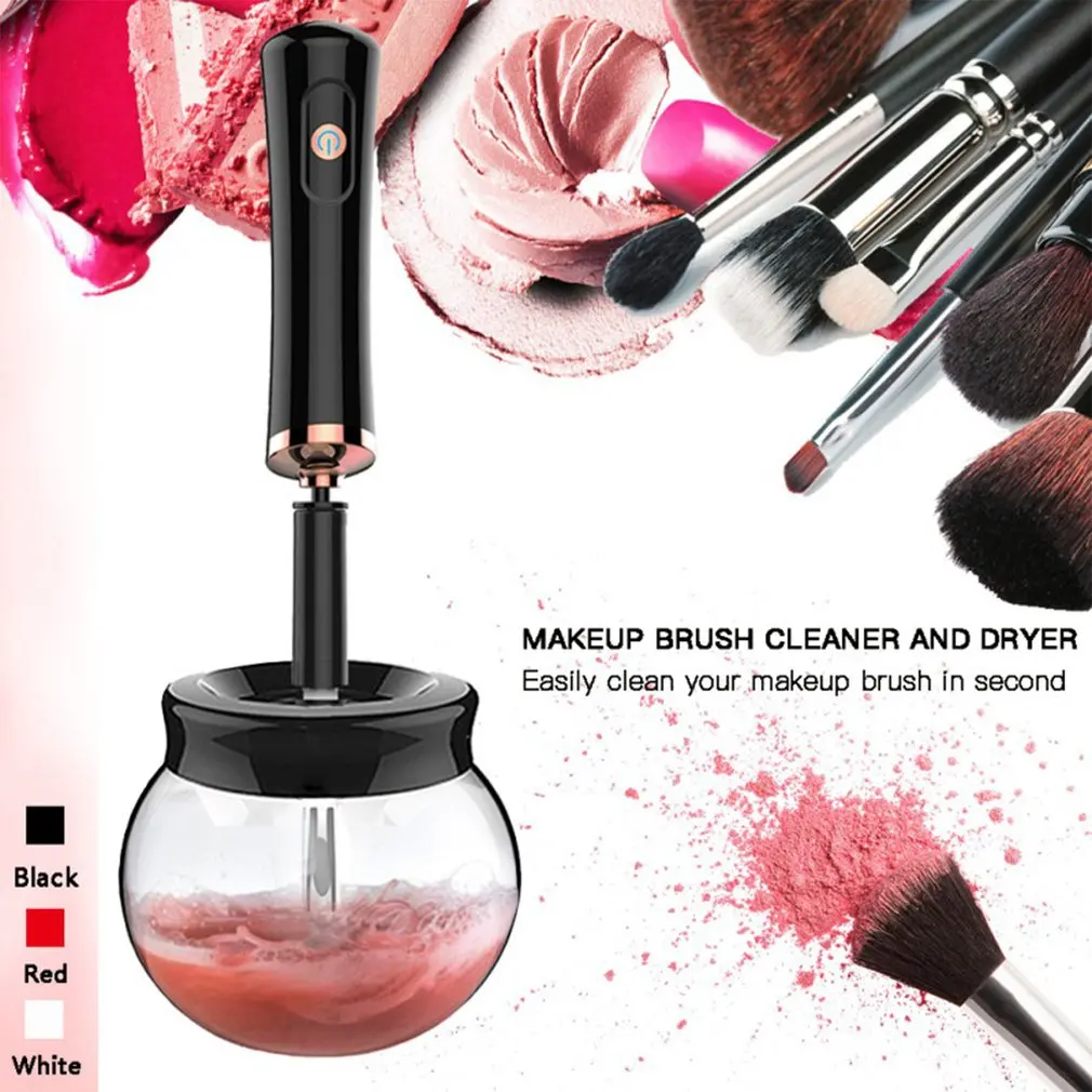

Electric Makeup Brush Cleaner Convenient Silicone Make up Brushes Washing Cleanser Cleaning Tool Machine New Drop shipping