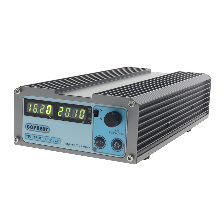 CPS 1620 300 Вт (110Vac/ 220Vac) 0 16 В/0 20A Gopher компактный цифровой Регулируемый источник