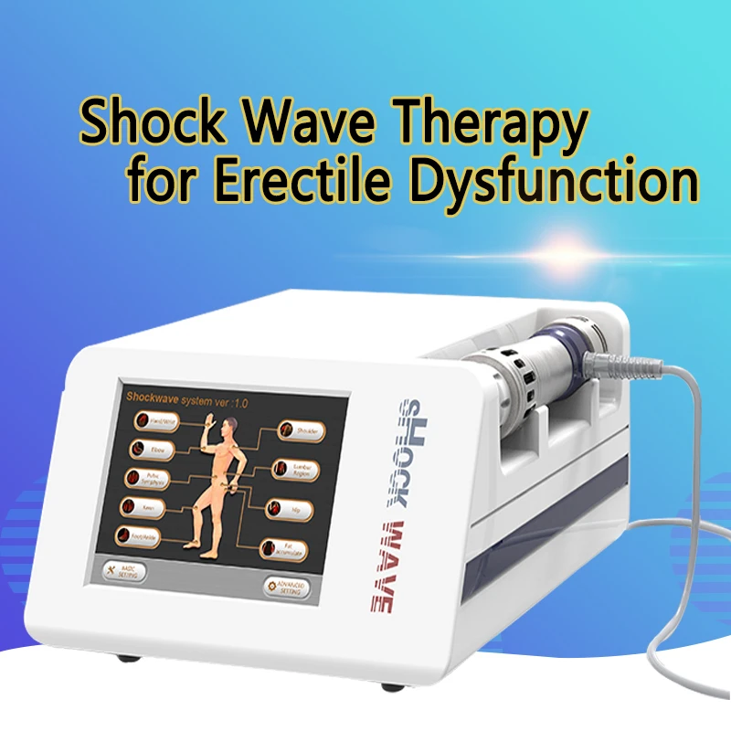  Low intensity extracorporeal shock wave therapy equipment SM824 portable shock wave machine for ere