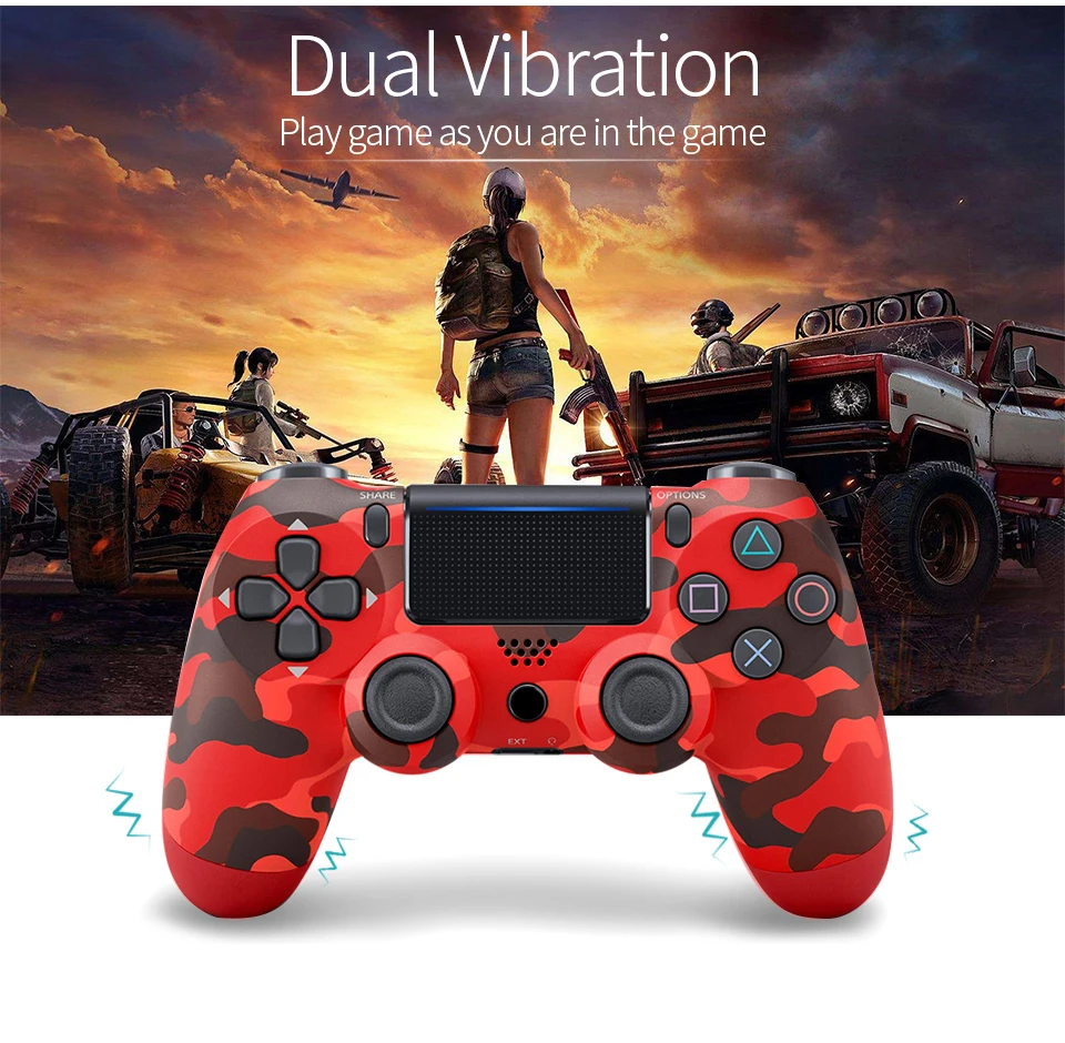 Bluetooth беспроводной геймпад для PS4 контроллер для Playstation 4 Dualshock 4 двойной вибрации джойстик геймпад