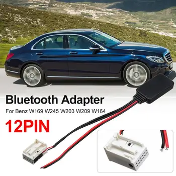 

12V 12-Pin Car Bluetooth Audio Cable Vehicle Bluetooth AUX Adapter Fit For MCD RNS 510 RCD 200 210 300 310 500 510 Accessories