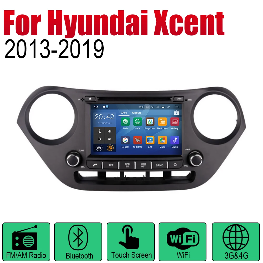 Автомобильный радиоприемник ZaiXi Android стерео DVD GPS навигация для Hyundai Xcent 2013 2014 2015 2016