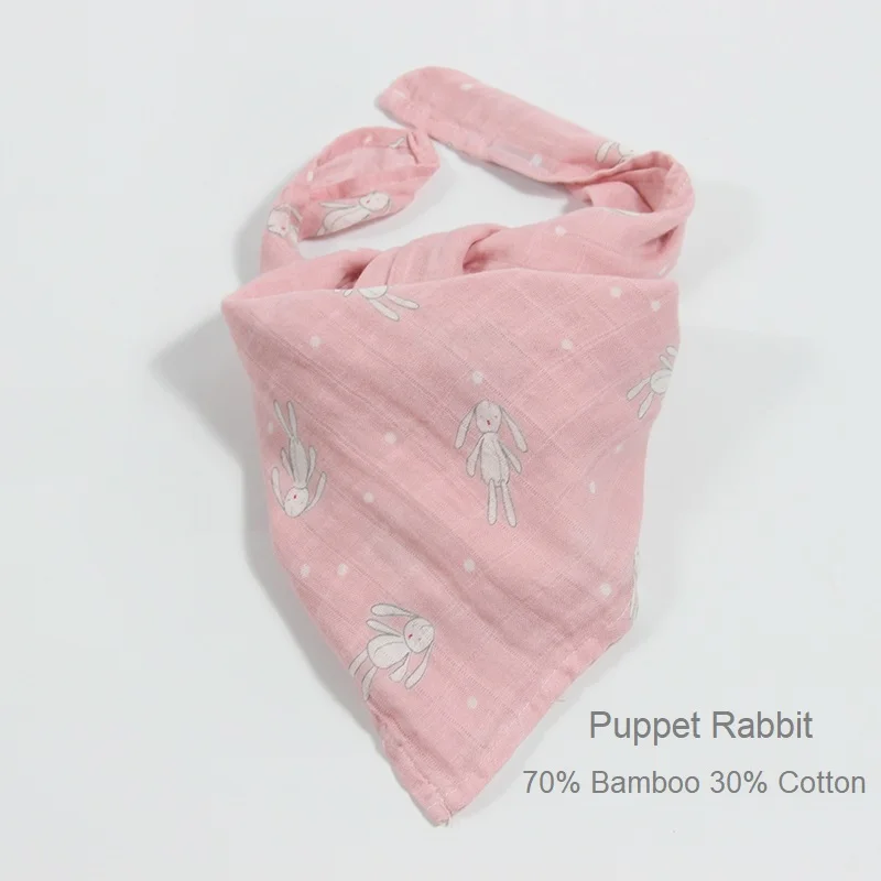 Одеяла для новорожденных, бамбуковые, для ванной, детские вещи, мягкие, муслиновые полотенца, тканевые, месячные, супер, для девочек, Burp, органические, детская накидка, пеленка, хлопок - Цвет: Puppet Rabbit