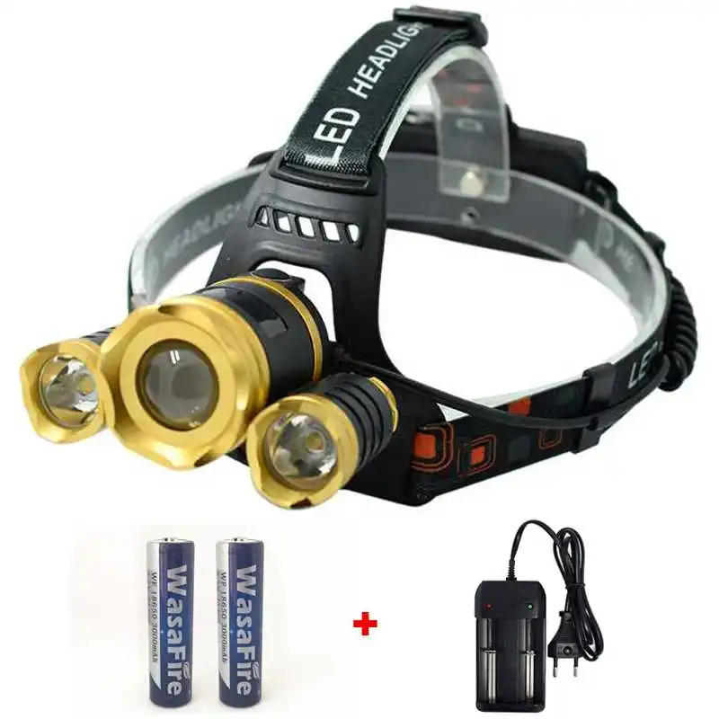 

Telescopic Ultra Bright LED Headlamp Portable Rechargeable 4 Modes Frontal Headlight Powerful Night Fishing Running Torch Lamp