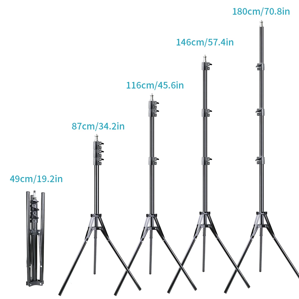 18inch 45cm LED Ring Light With 1.9m Tripod Photography Lighting Ring Lamp Photo Studio Ringlight For YouTube Makeup Video Photo