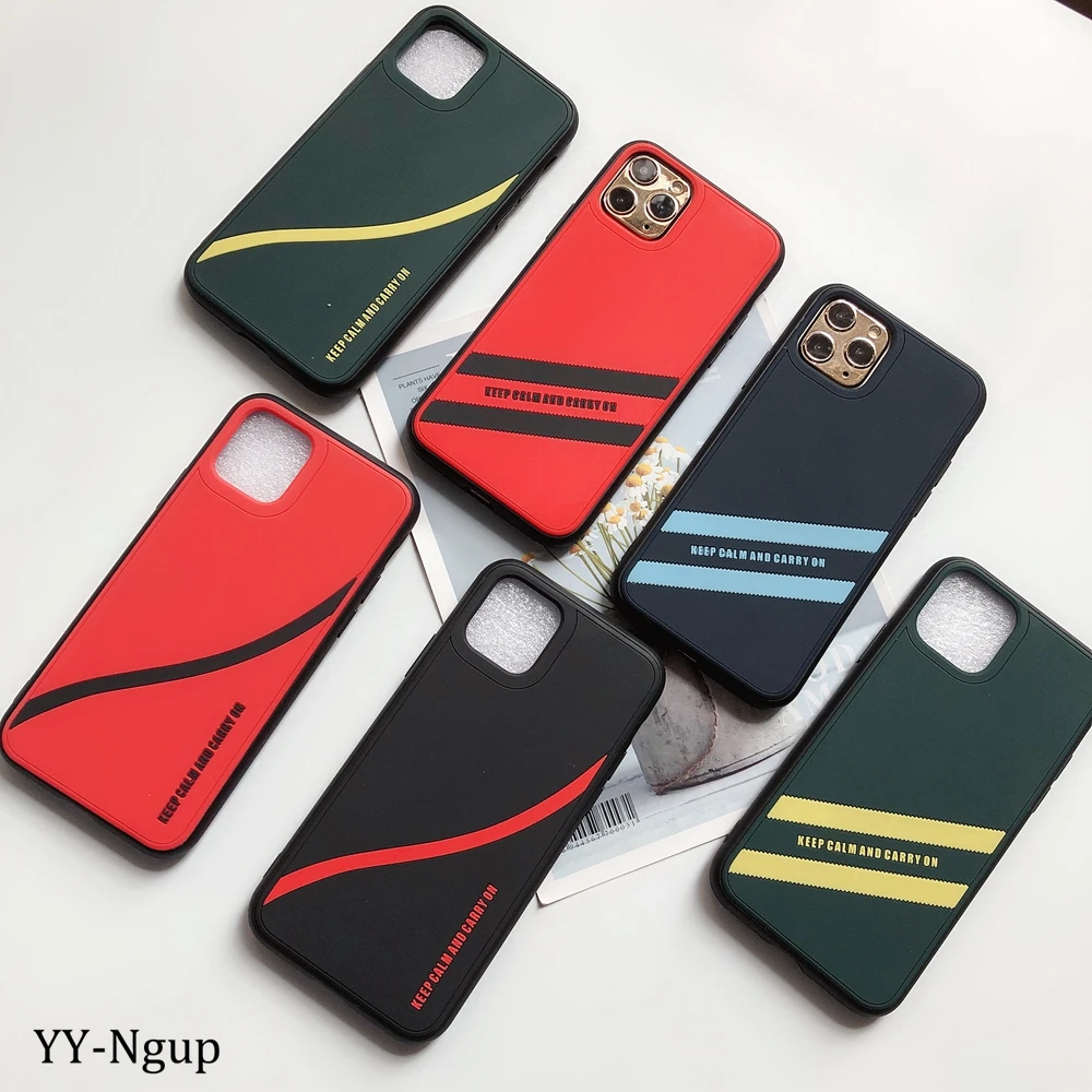 Luxury Case on for Coque iPhone 11 8 Plus Skin Feel Shockproof Cover Pro Max 6 S 7 X XS XR Casa |