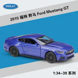 1:36 Ford 2017GT Mustang 2015GT сплав модель автомобиля металлическая модель автомобилей с розничной коробкой