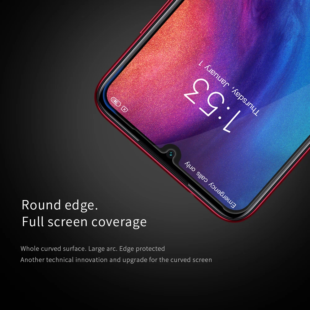 Продажа Nillkin Curve закаленное стекло для Xiaomi Redmi Note 7 и Note7 Pro XD CP + MAX Анти взрыв полное покрытие Защитная пленка для экрана