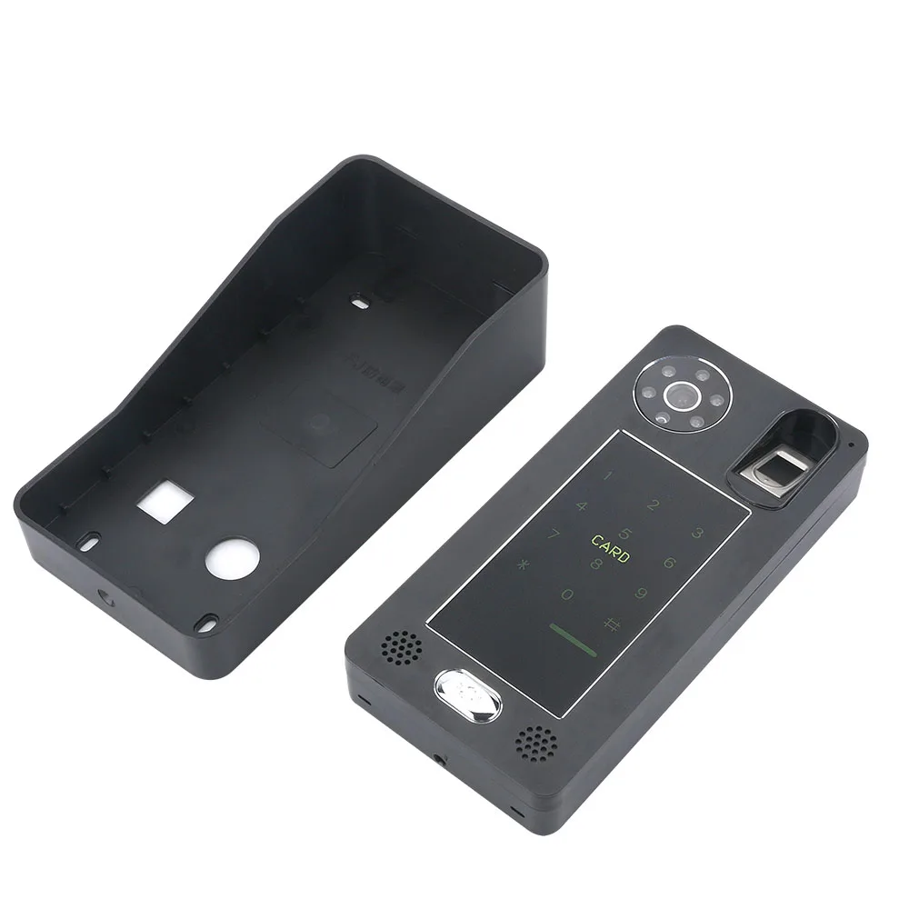 10 inch Wifi Wireless Fingerprint IC Card Video Door Phone Doorbell Intercom System with Wired AHD 1080P Door Access Control S