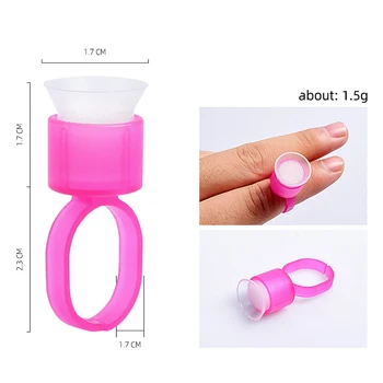 50pcs Tattoo Ink Ring Cups Cap Disposable