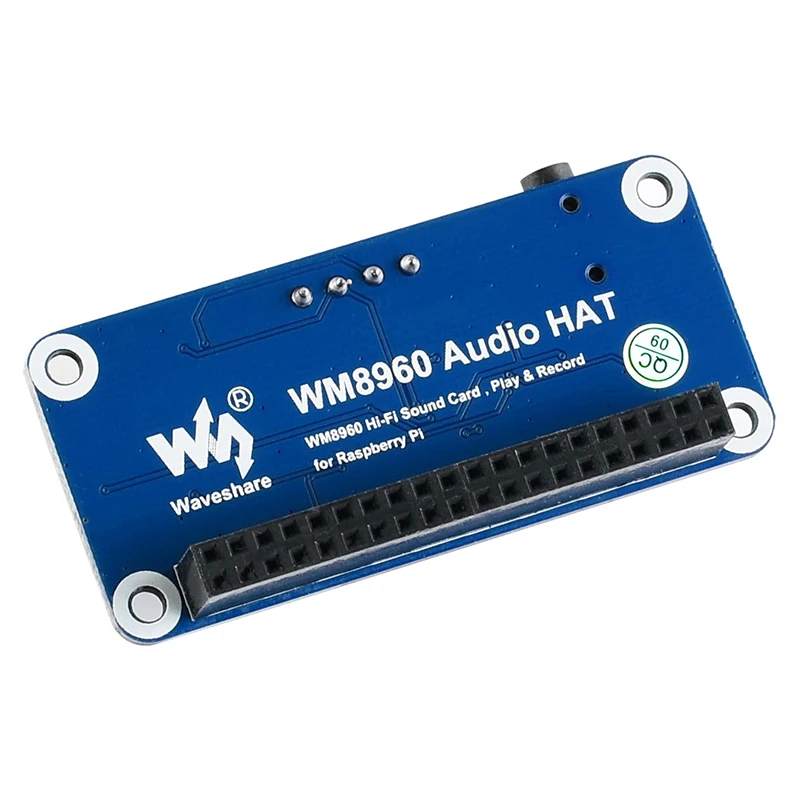 Raspberry pi Hi-fi Sound Card Wm8960 Audio Hat Codificação Estéreo Decodificação Play Record Drive Alto-falantes para pi 4b 3b 3b Zero w w - Imagem 3
