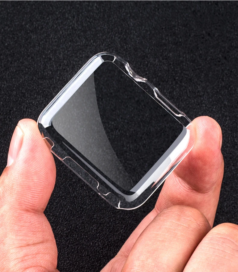 Защитная крышка экрана для Apple watch чехол 44 мм 40 iWatch 42 38 бампер Watch серии 6 SE 5 4 3