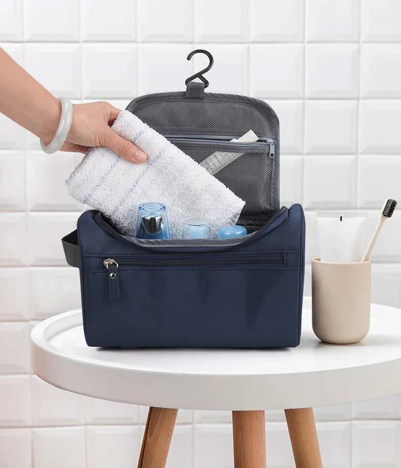 Makeup Organizer Bag Women Men Large Waterproof Nylon Travel Cosmetic Bag Organizer Case Necessaries Make Up Wash Toiletry
