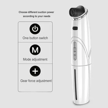 

Electronic Blackhead Suction Remover Blackhead Cleaner Facial Pore Cleanser Dead Skin Acne Removal Microdermabrasion Device